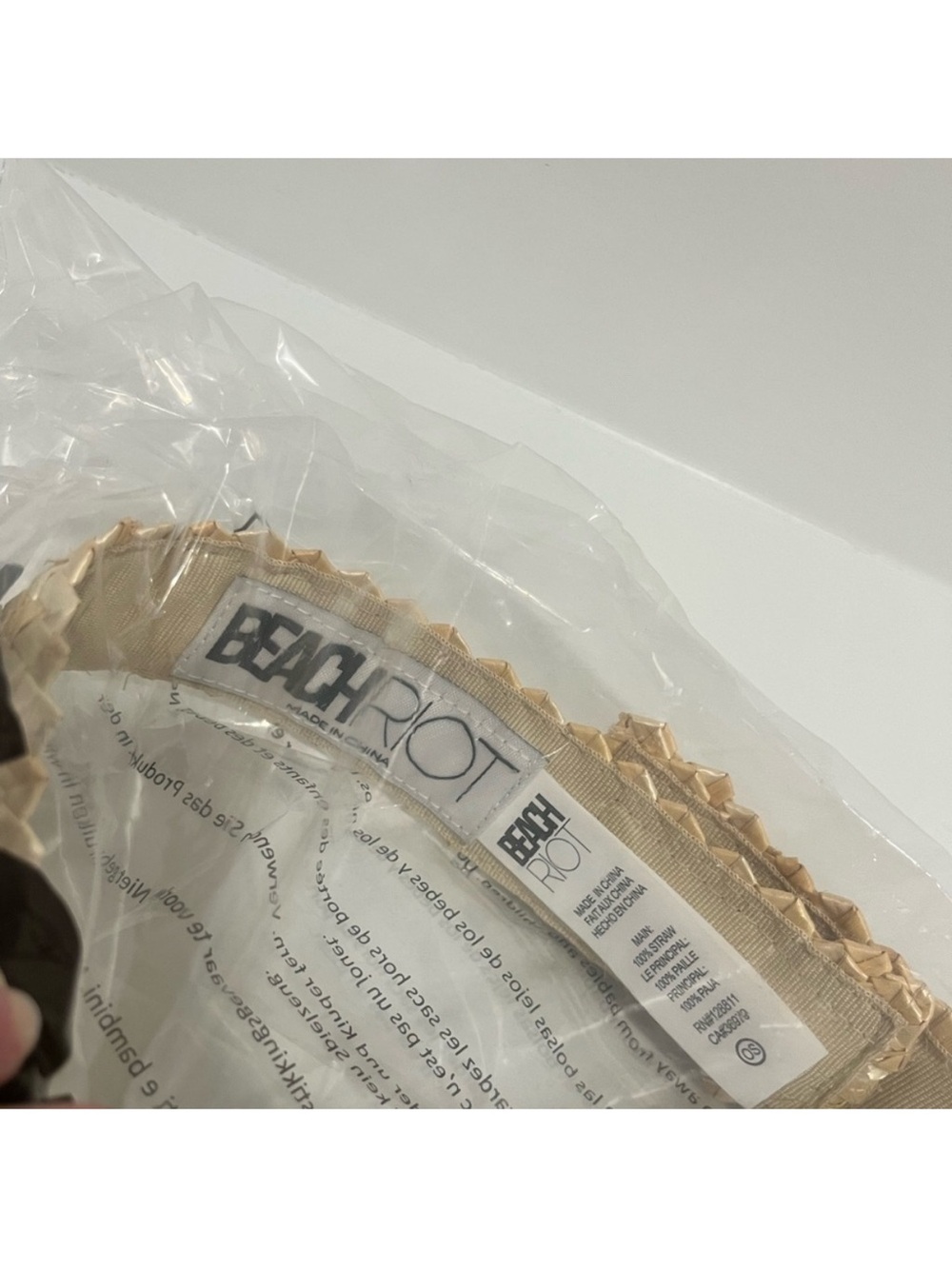 Beach Riot Straw Visor NEW - Picture 7 of 8